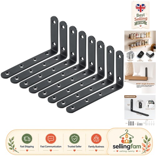 Durable black steel shelf - durable,
