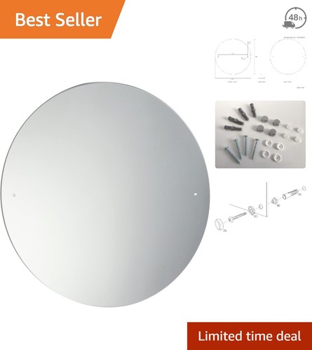 40cm frameless round bathroom - round,